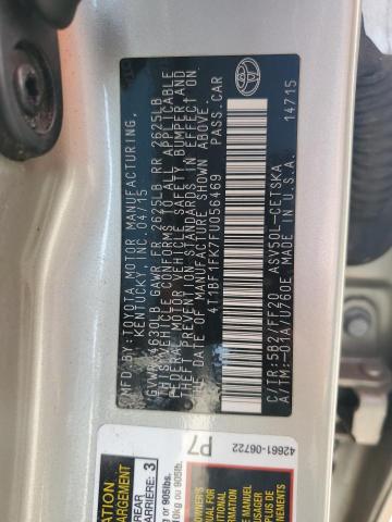 VIN 4T1BF1FK7FU056469 2015 Toyota Camry, LE no.12