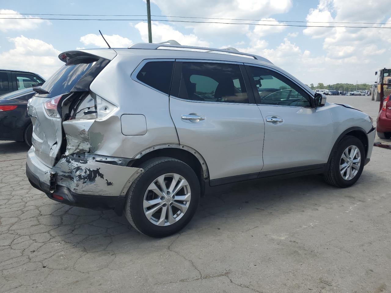 NISSAN ROGUE S 2016 silver  gas KNMAT2MT0GP647382 photo #4