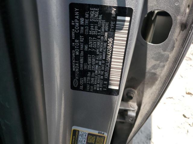 2022 HYUNDAI TUCSON BLU KM8JBCA18NU028406