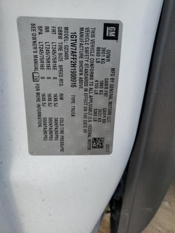 2017 GMC Savana G2500 VIN: 1GTW7AFF2H1908916 Lot: 58056234