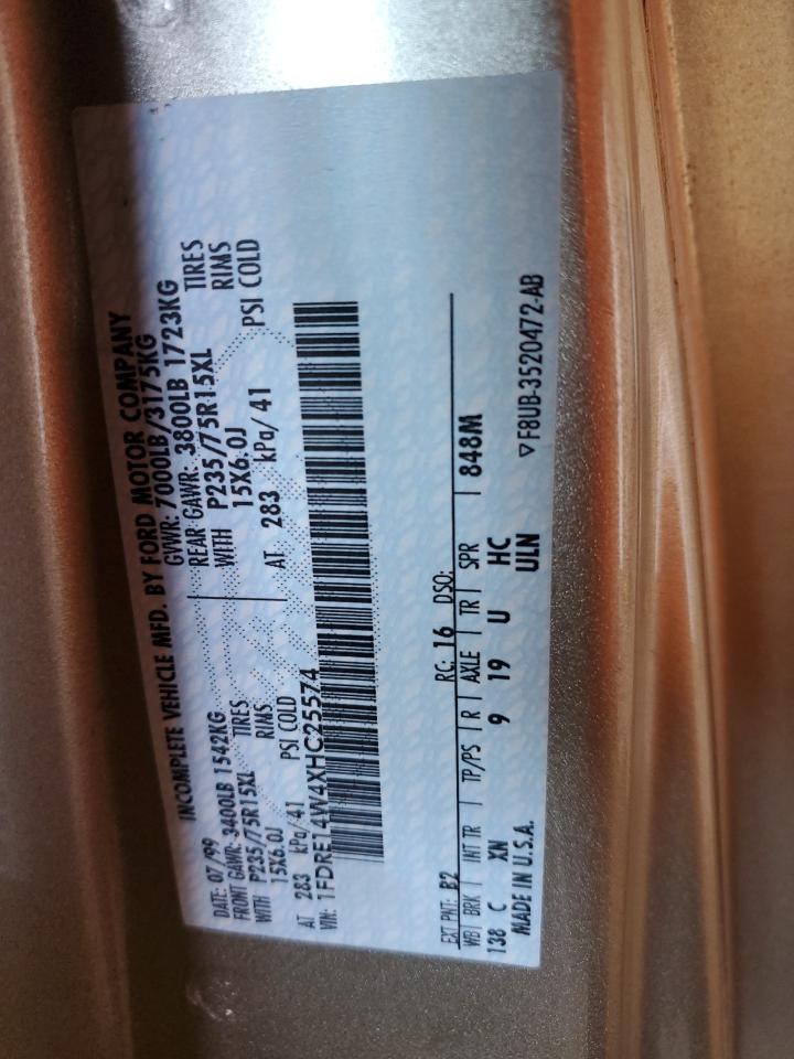 1FDRE14W4XHC25574 1999 Ford Econoline E150 Van