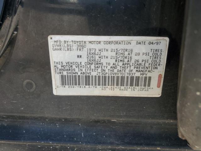 1997 Toyota Rav4 VIN: JT3GP10V8V7017837 Lot: 62125164