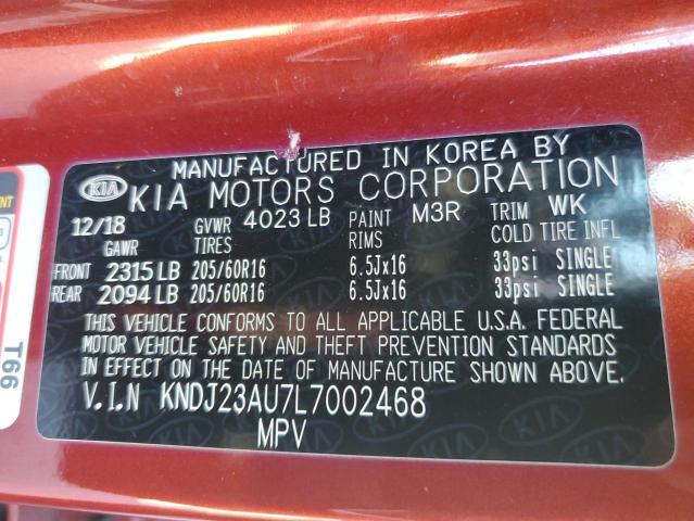 2020 KIA SOUL LX - KNDJ23AU7L7002468