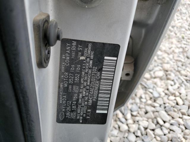 2013 Hyundai Accent Gls VIN: KMHCT4AE2DU317102 Lot: 61438624