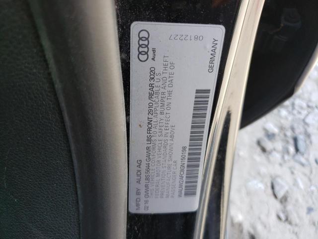 2016 AUDI S7 PRESTIG WAUW2AFC8GN150198