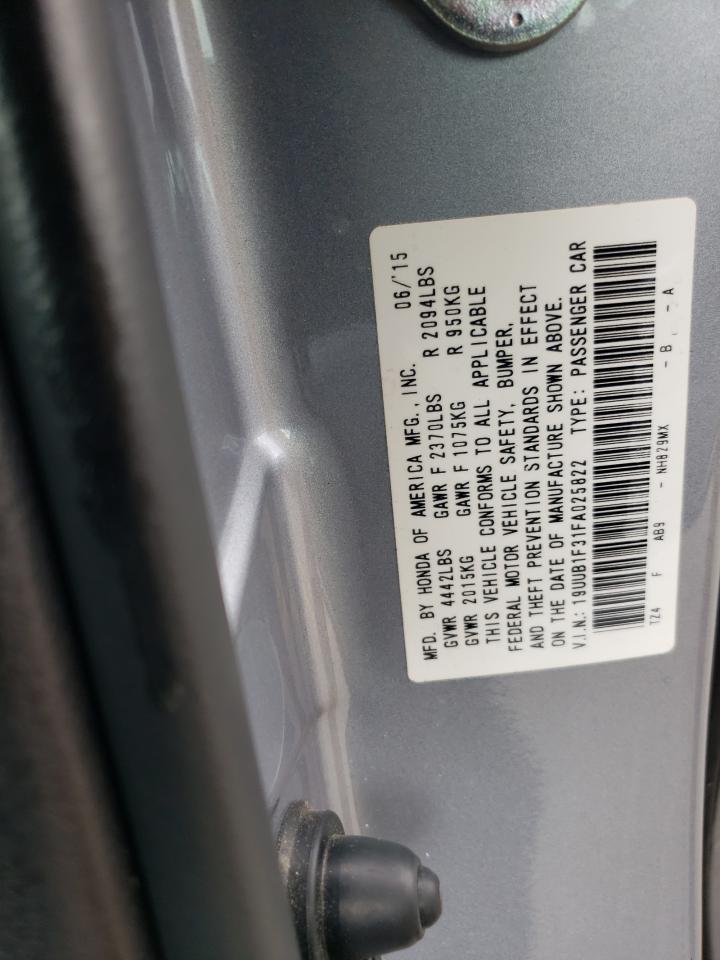 19UUB1F31FA025822 2015 Acura Tlx