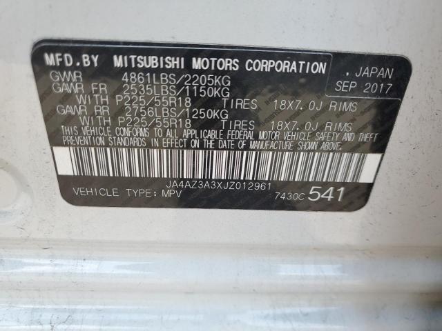 2018 MITSUBISHI OUTLANDER - JA4AZ3A3XJZ012961