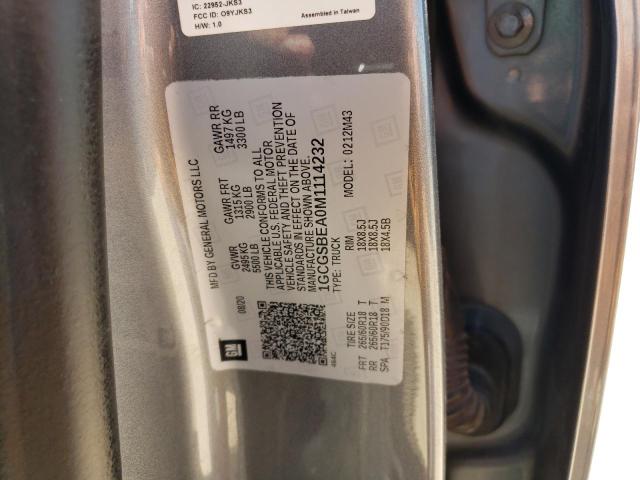 2021 CHEVROLET 150 EXP/CH 1GCGSBEA0M1114232