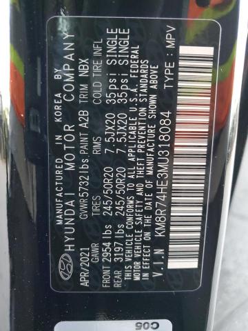 2021 HYUNDAI PALISADE C - KM8R74HE3MU318084