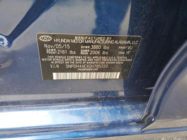 5NPDH4AEXGH785720 2016 HYUNDAI ELANTRA - Image 13