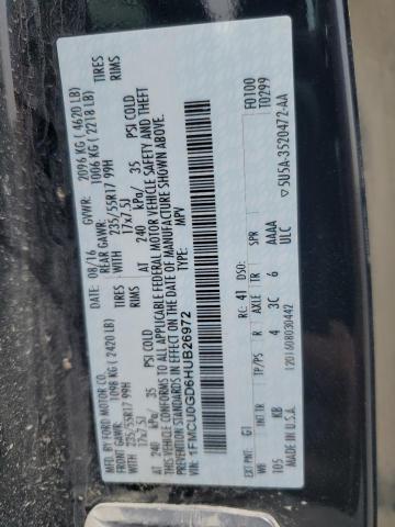 2017 FORD ESCAPE SE - 1FMCU0GD6HUB26972