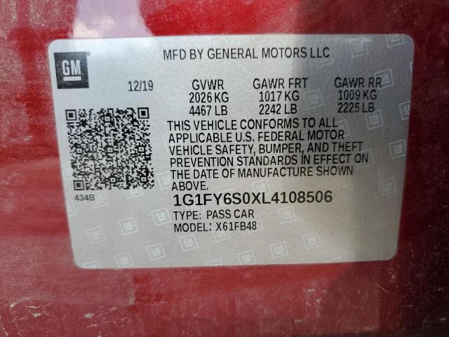 1G1FY6S0XL4108506 Chevrolet Bolt EV LT 13