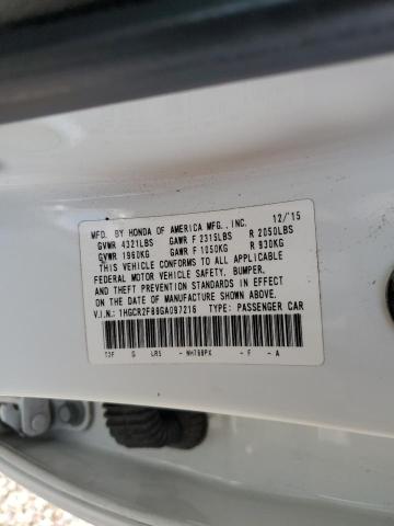 2016 HONDA ACCORD EXL - 1HGCR2F89GA097216
