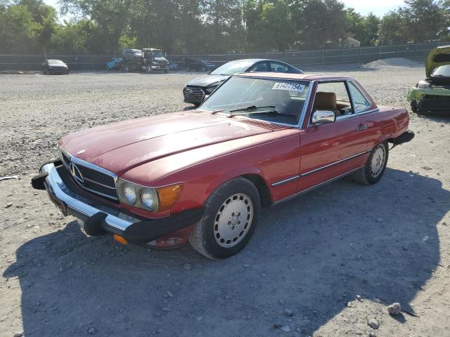 1987 Mercedes-Benz 560 Sl VIN: WDBBA48D0HA056657 Lot: 61427154