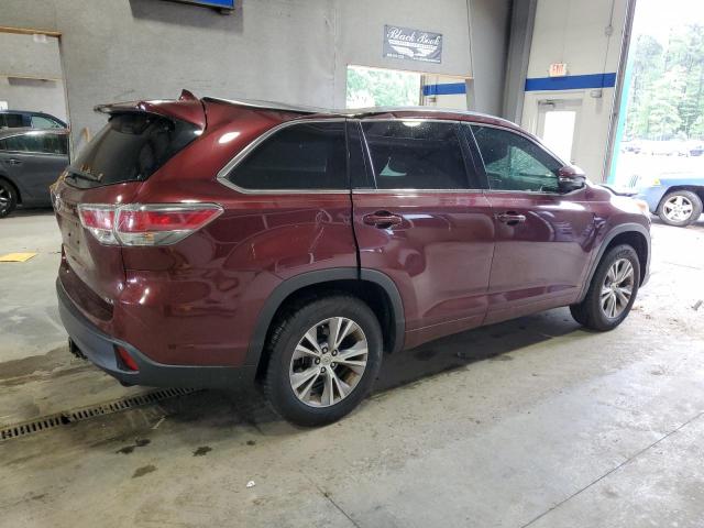 VIN 5TDKKRFH1ES023957 2014 Toyota Highlander, Xle no.3