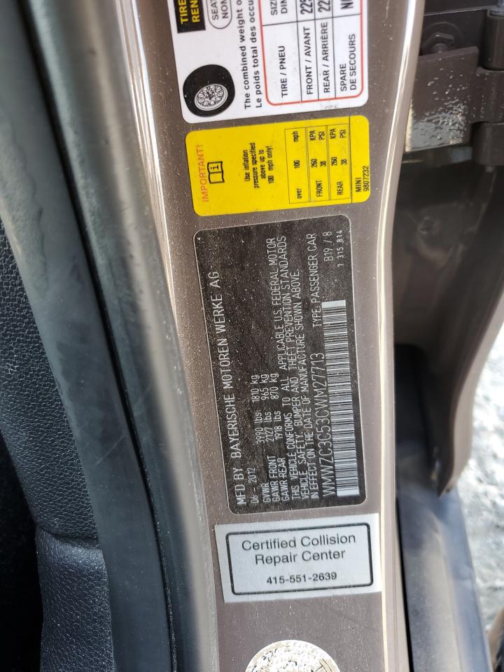 WMWZC3C53CWM27713 2012 Mini Cooper S Countryman