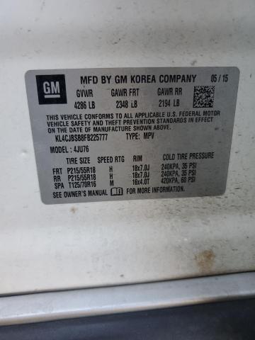 2015 BUICK ENCORE CON - KL4CJBSB8FB225777
