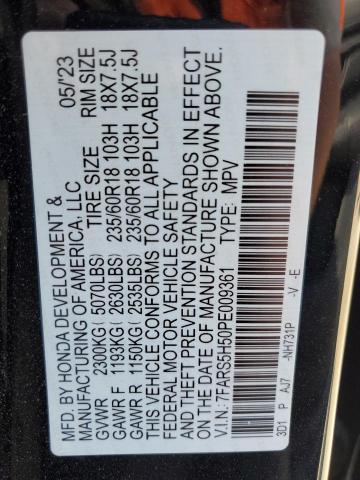 2023 HONDA CR-V SPORT - 7FARS5H50PE009361
