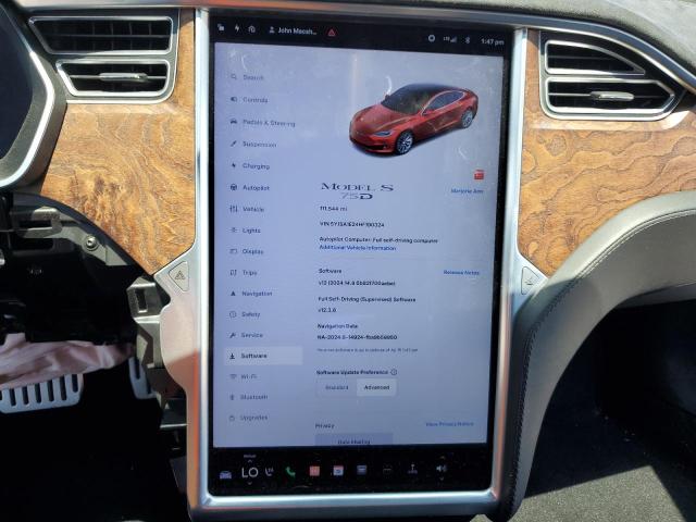 VIN 5YJSA1E24HF190324 2017 Tesla MODEL S no.9