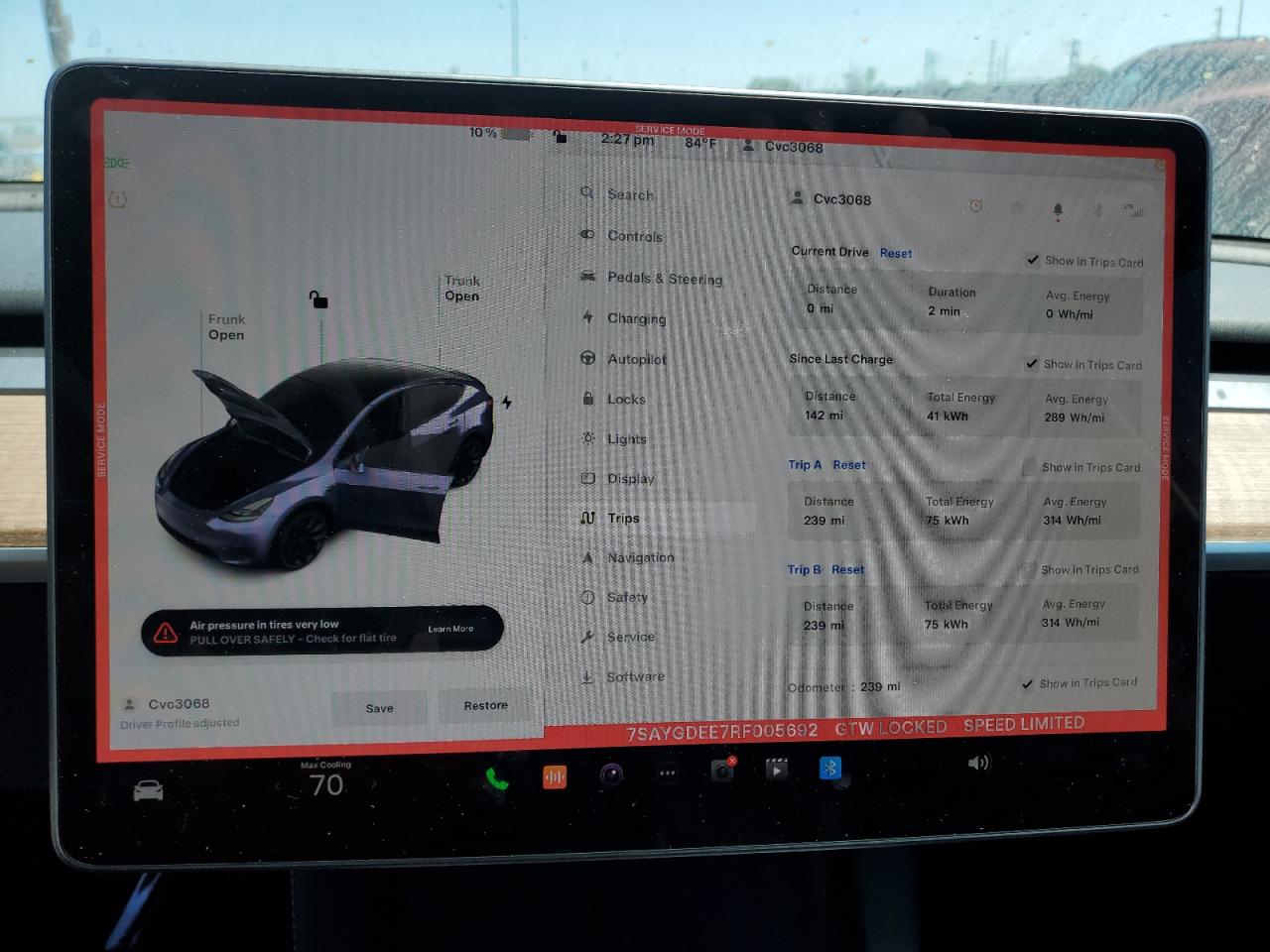 7SAYGDEE7RF005692 2024 Tesla Model Y