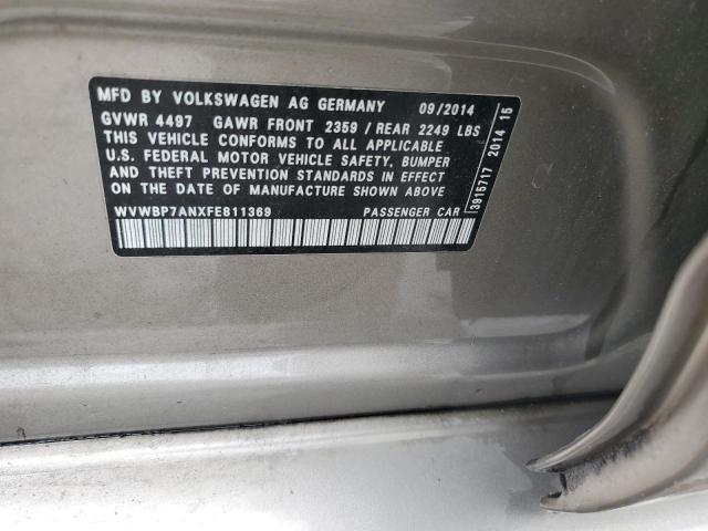 2015 VOLKSWAGEN CC SPORT - WVWBP7ANXFE811369