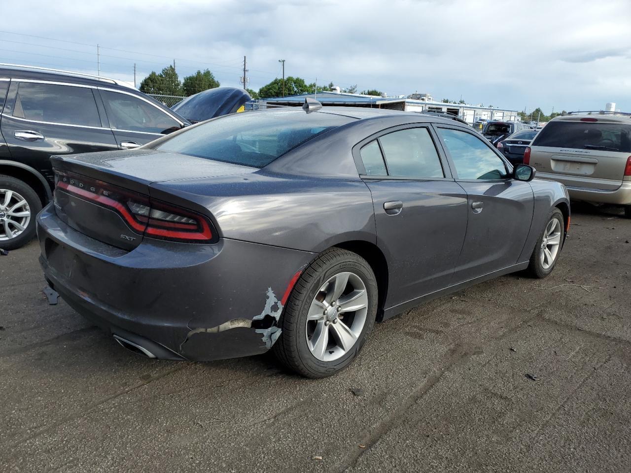 Lot #2667443870 2016 DODGE CHARGER SX