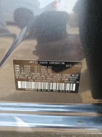2021 SUBARU IMPREZA - 4S3GTAB64M3708737