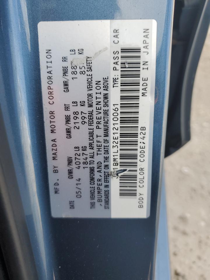 JM1BM1L32E1210061 2014 Mazda 3 Touring