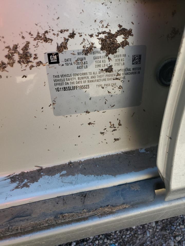 1G11B5SL8FF195623 2015 Chevrolet Malibu Ls