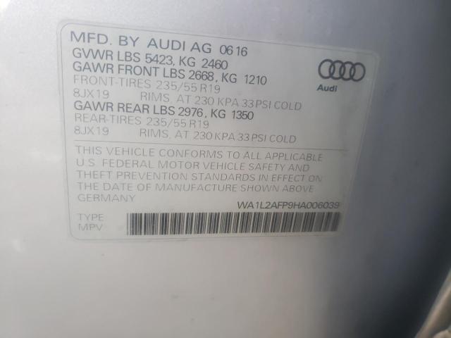 VIN WA1L2AFP9HA006039 2017 Audi Q5, Premium Plus no.12