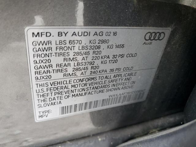 VIN WA1LAAF76HD008347 2017 Audi Q7, Premium Plus no.14