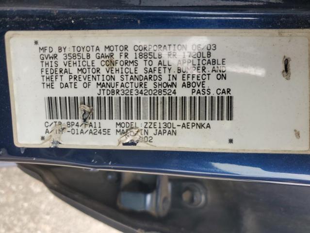 2004 Toyota Corolla Ce VIN: JTDBR32E342028524 Lot: 61741444