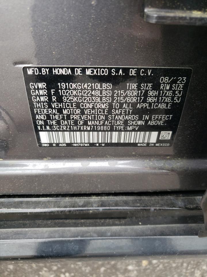 3CZRZ1H7XRM719880 2024 Honda Hr-V Exl