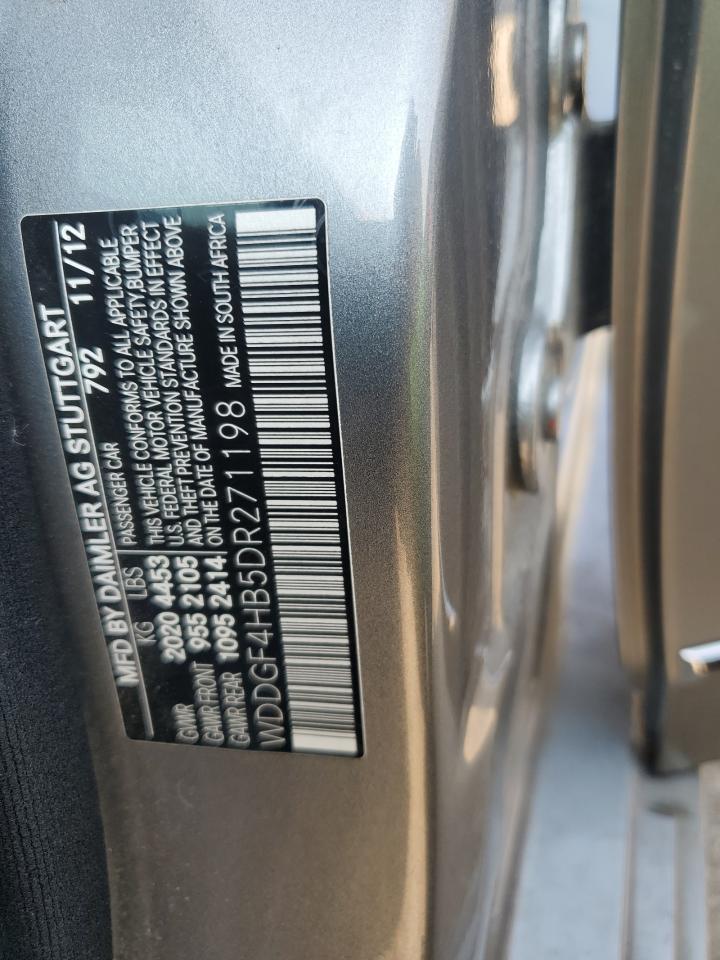 WDDGF4HB5DR271198 2013 Mercedes-Benz C 250