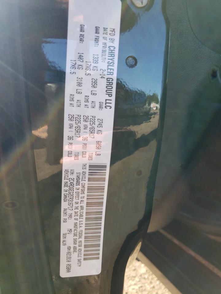 2C4RDGEG2ER316717 2014 Dodge Grand Caravan R/T