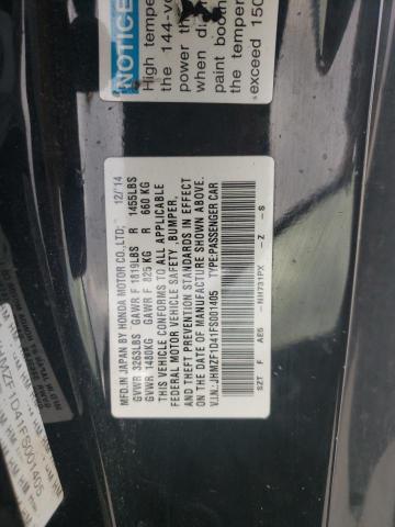 2015 HONDA CR-Z JHMZF1D41FS001405
