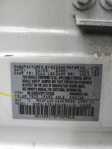 2023 NISSAN SENTRA SV - 3N1AB8CV3PY229568