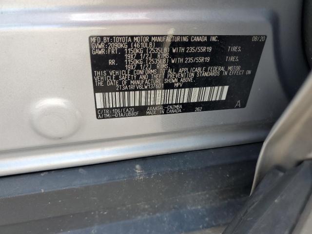 2020 TOYOTA RAV4 XLE P - 2T3A1RFV6LW137601