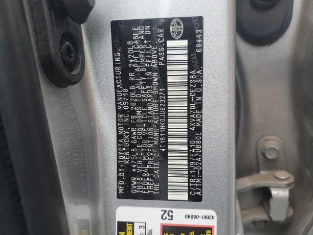 VIN 4T1B11HK0JU623271 2018 Toyota Camry, L no.12