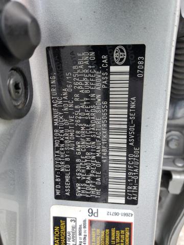 4T4BF1FKXFR506556 2015 TOYOTA CAMRY - Image 12