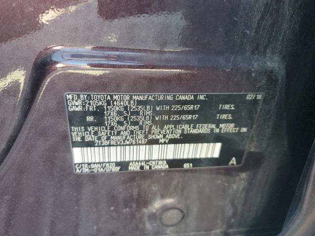 2018 TOYOTA RAV4 LE - 2T3BFREV3JW761487