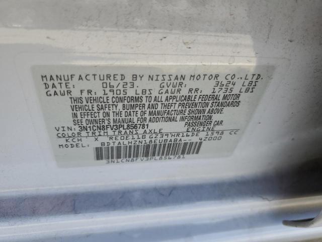 VIN 3N1CN8FV3PL856781 2023 NISSAN VERSA no.12