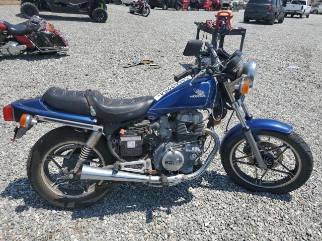 HONDA CB450 SC 1986 blue  gas JH2PC0541GM401620 photo #1