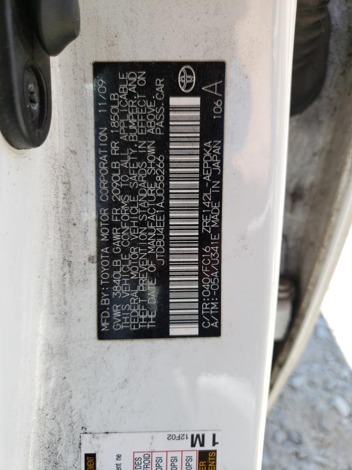 JTDBU4EE1AJ058266 2010 Toyota Corolla Base