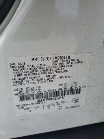 2018 FORD ECOSPORT MAJ3P1VE0JC204497