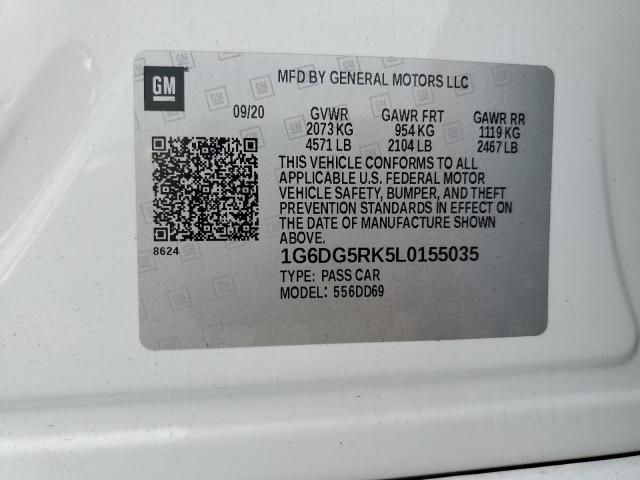 2020 CADILLAC CT4 SPORT - 1G6DG5RK5L0155035