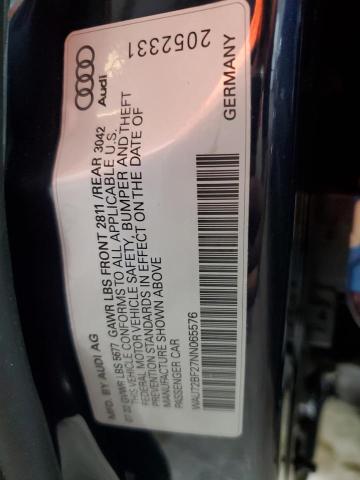 2022 AUDI A6 ALLROAD WAU72BF27NN065576
