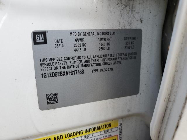 2010 Chevrolet Malibu 2Lt VIN: 1G1ZD5EBXAF317438 Lot: 61539804