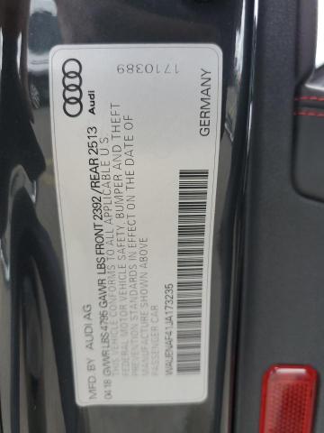 VIN WAUENAF41JA173235 2018 Audi A4, Premium Plus no.13