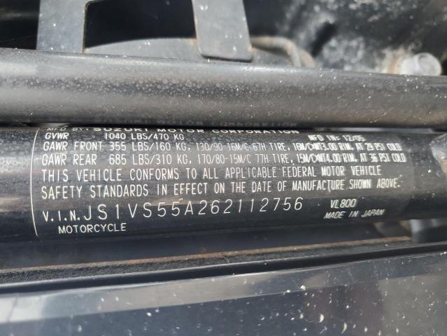 2006 SUZUKI C50 JS1VS55A262112756